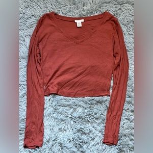 Bozzolo Cropped Long Sleeve Shirt